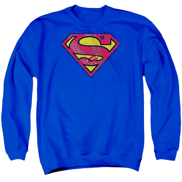 Superman - Action Shield Adult Crewneck Sweatshirt