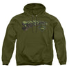 Superman - Camo Logo & Shield Adult Pull Over Hoodie