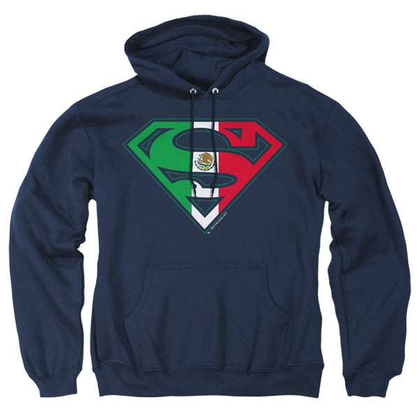 Superman - Mexican Shield Adult Pull Over Hoodie
