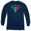 Superman - Mexican Shield Adult Long Sleeve Shirt