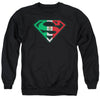 Superman - Mexican Flag Shield Adult Crewneck Sweatshirt