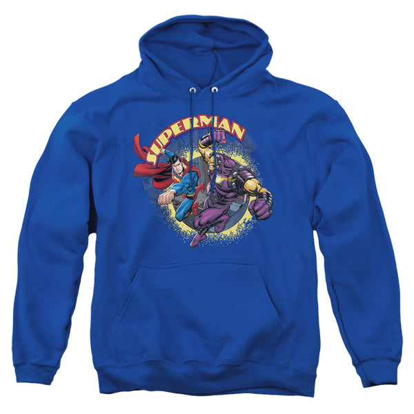 Superman - Superman Vs Mongol Adult Pull Over Hoodie