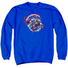 Superman - Superman Vs Mongol Adult Crewneck Sweatshirt