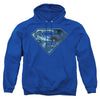 Superman - On Ice Shield Adult Pull Over Hoodie