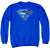 Superman - On Ice Shield Adult Crewneck Sweatshirt