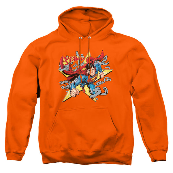 Superman - Stars And Chains Adult Pull Over Hoodie