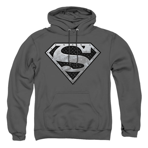 Superman - Super Metallic Shield Adult Pull Over Hoodie