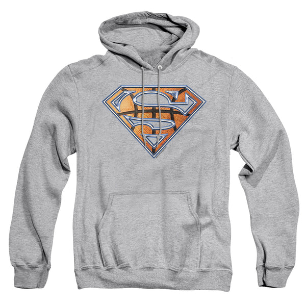 Superman - Basketball Shield Adult Pull Over Hoodie