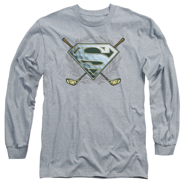 Superman - Fore! Adult Long Sleeve Shirt