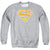 Superman - Burnt Orange &White Shield Adult Crewneck Sweatshirt
