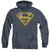 Superman - Maize & Blue Shield Adult Heather Hoodie