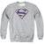 Superman - Navy& Gold Shield Adult Crewneck Sweatshirt