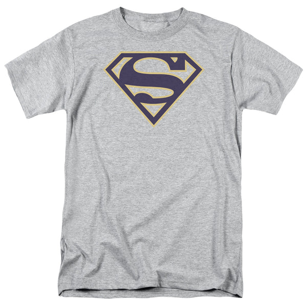 Superman - Navy & Gold Shield Short-Sleeve Shirt