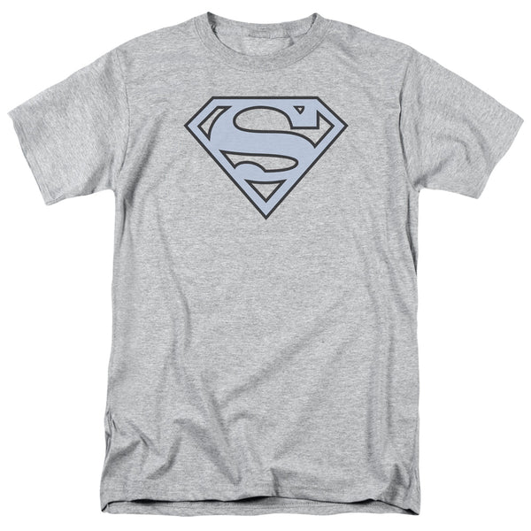 Superman - Carolina Blue&Navy Shield Short-Sleeve Shirt