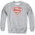 Superman - Crimson& Cream Shield Adult Crewneck Sweatshirt