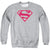 Superman - Crimson& Gray Shield Adult Crewneck Sweatshirt