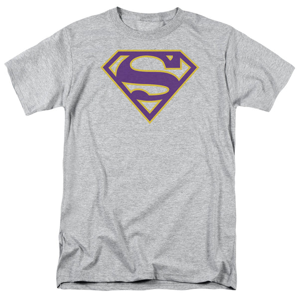 Superman - Purple & Gold Shield Short-Sleeve Shirt