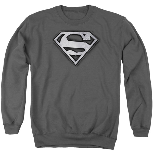 Superman - Duct Tape Shield Adult Crewneck Sweatshirt