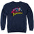 Superman - Flying Over Adult Crewneck Sweatshirt