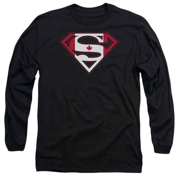 Superman - Canadian Shield Adult Long Sleeve Shirt