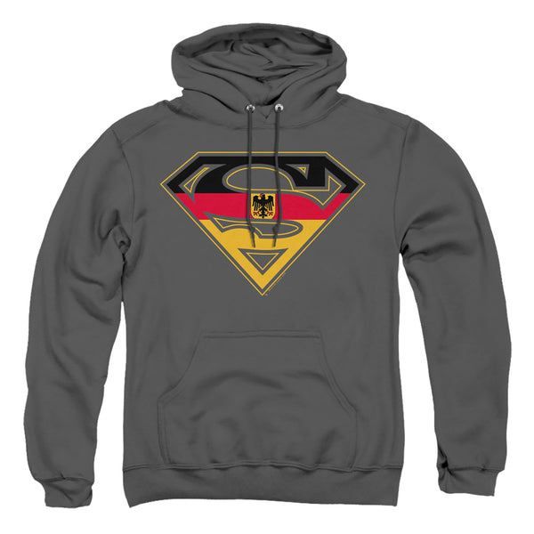 Superman - German Shield Adult Pull Over Hoodie