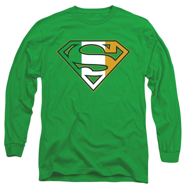 Superman - Irish Shield Adult Long Sleeve Shirt