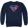 Superman - U S Shield Adult Crewneck Sweatshirt