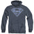 Superman - U N Shield Adult Heather Hoodie