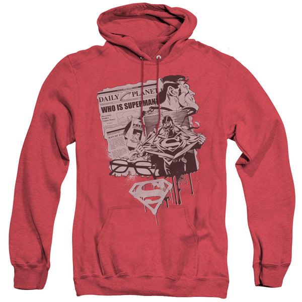 Superman - Identity Adult Heather Hoodie