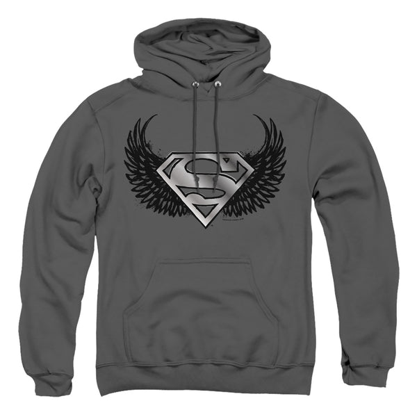 Superman - Dirty Wings Adult Pull Over Hoodie