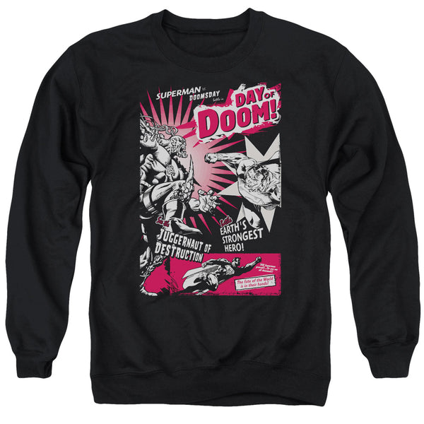 Superman - Day Of Doom Adult Crewneck Sweatshirt