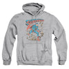Superman - Mad At Rocks Adult Pull Over Hoodie