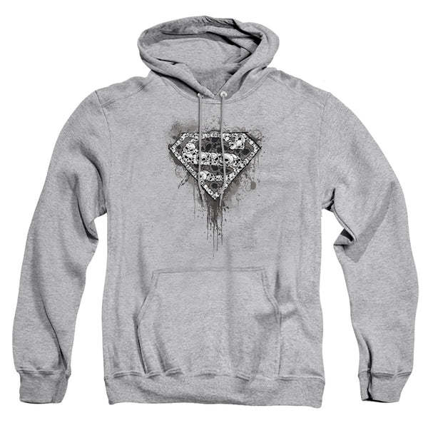 Superman - Many Super Skulls Adult Pull Over Hoodie