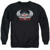 Superman - Chrome Wings Shield Adult Crewneck Sweatshirt