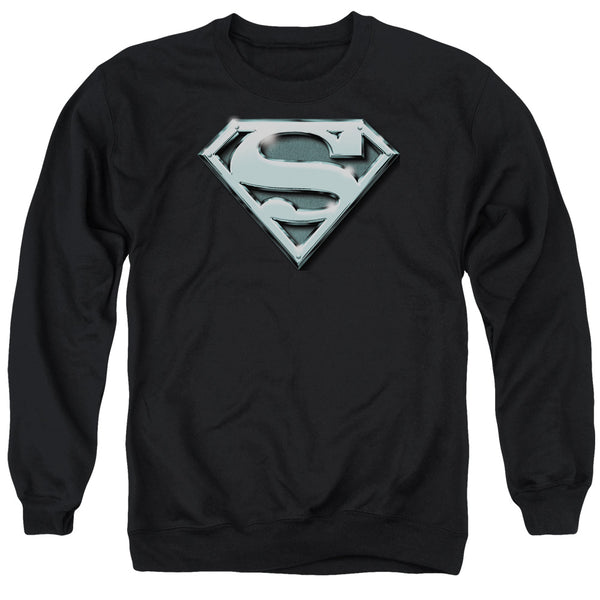 Superman - Chrome Shield Adult Crewneck Sweatshirt