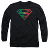 Superman - Portugal Shield Adult Long Sleeve Shirt
