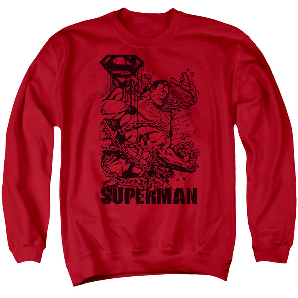 Superman - Breaking Chains Adult Crewneck Sweatshirt