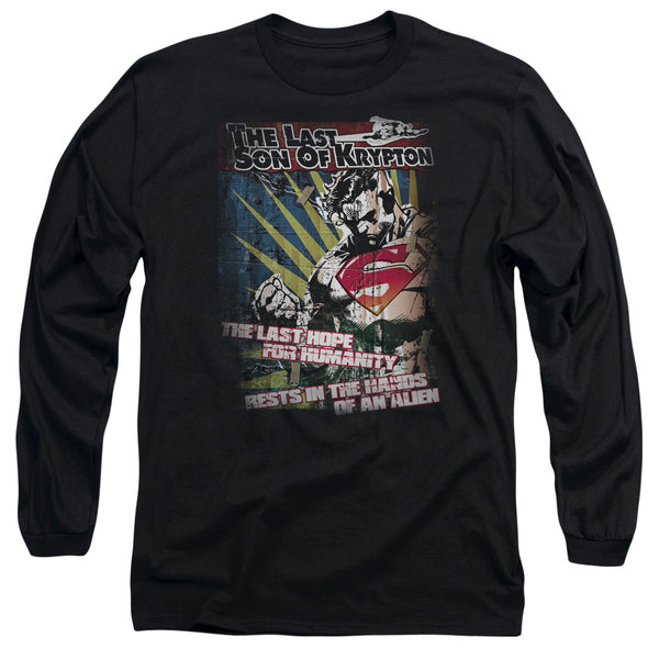 Superman - Last Hope Adult Long Sleeve Shirt