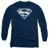 Superman - Argentinian Shield Adult Long Sleeve Shirt