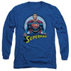 Superman - Flying High Again Adult Long Sleeve Shirt