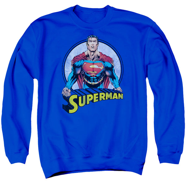 Superman - Flying High Again Adult Crewneck Sweatshirt