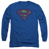 Superman - Little Logos Adult Long Sleeve Shirt