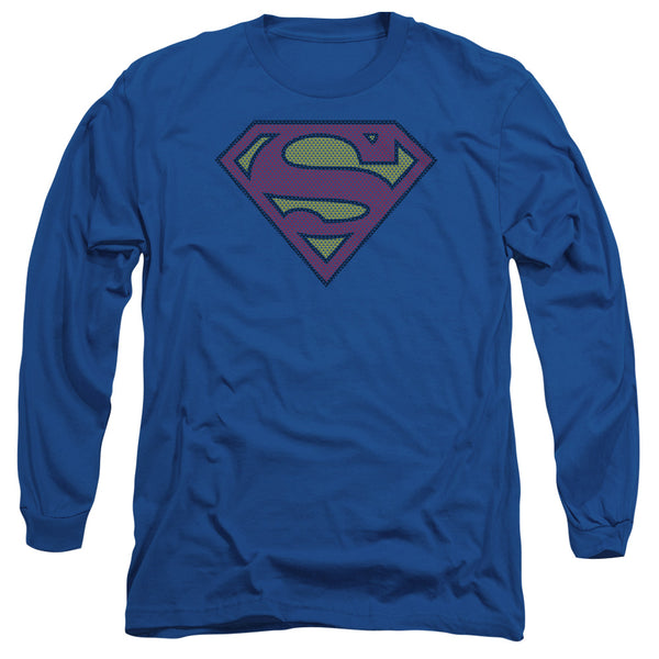 Superman - Little Logos Adult Long Sleeve Shirt