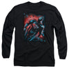Superman - Red Sun Adult Long Sleeve Shirt