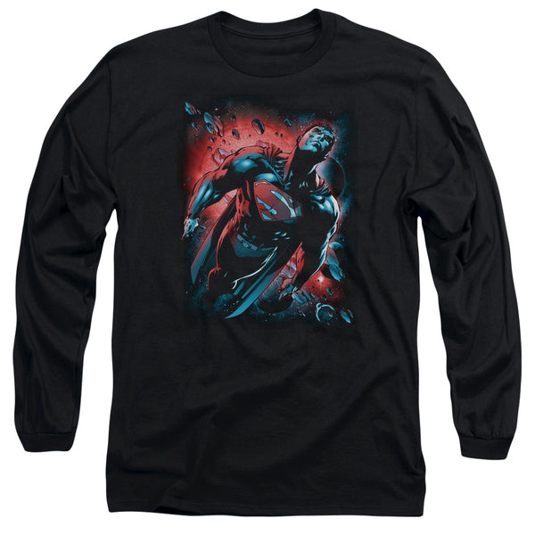 Superman - Red Sun Adult Long Sleeve Shirt