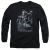 Superman - Night Fight Adult Long Sleeve Shirt
