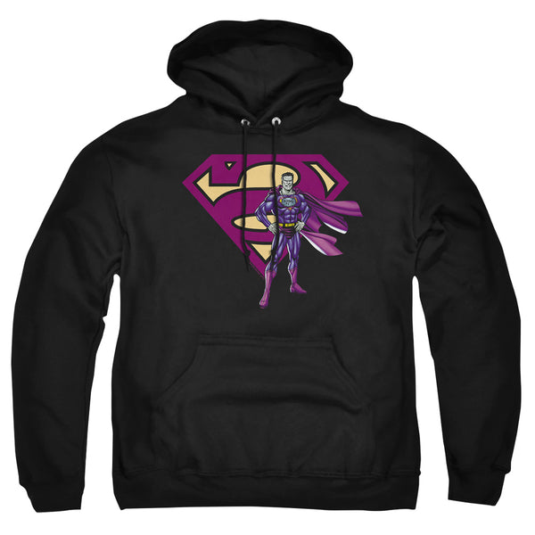 Superman - Bizarro& Logo Adult Pull Over Hoodie