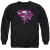 Superman - Bizarro& Logo Adult Crewneck Sweatshirt