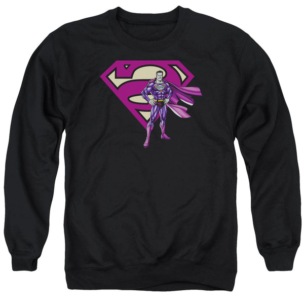 Superman - Bizarro& Logo Adult Crewneck Sweatshirt