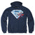 Superman - Superman& Crystal Logo Adult Pull Over Hoodie